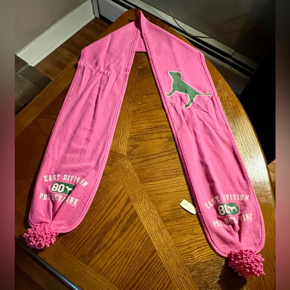 VS PINK ~ “East Division 80 Phi Beta Pink” Scarf {HTF} - Picture 2 of 14